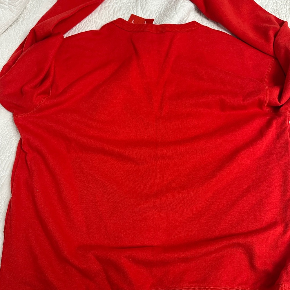 NWT Men’s Wondershop Red 'Merry & Bright' Sweatshirt size Large - Picture 8 of 8